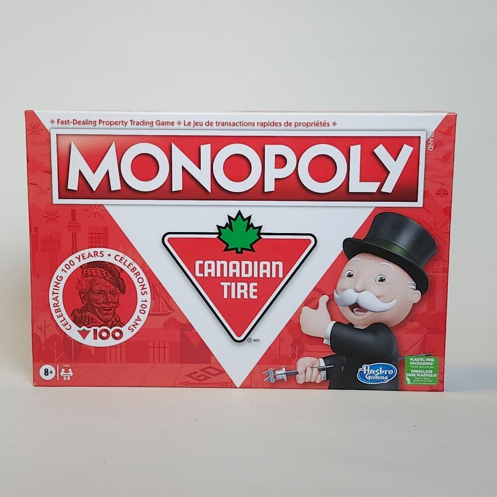 Hasbro Games Canadian Tire 100th Anniversary Special Edition Monopoly, Ages 8+